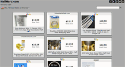 Desktop Screenshot of halfhard.com